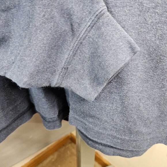 Men Shirt Top Turtle Neck Mock L Casual Cotton Blend Blue Red Solid Stripe Lot 3 - Picture 12 of 12